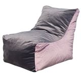 Cozydoze Comy Gamer Memory Foam Beanbag, Gaming Chair, Large, Purple/Grey