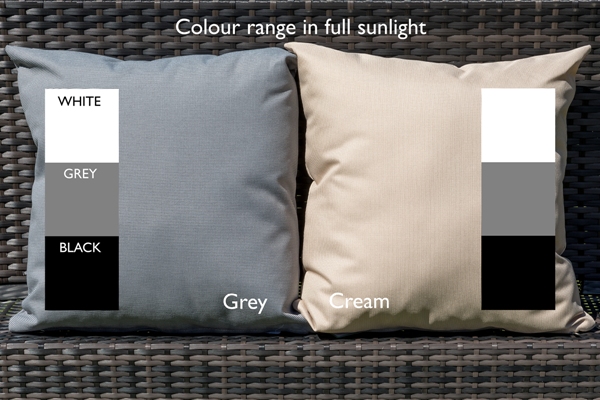 GGL Marbella Luxury Sunlounger Set - Dark Brown Rattan With Grey Cushions