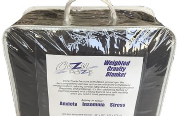 Cozydoze 7lb Weighted Blanket With Free Minky Cover