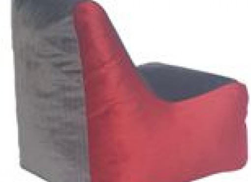 Cozydoze Comy Gamer Memory Foam Beanbag, Gaming Chair, Medium, Red/Grey