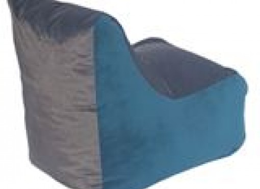 Cozydoze Comy Gamer Memory Foam Beanbag, Gaming Chair, Medium, Blue/Grey