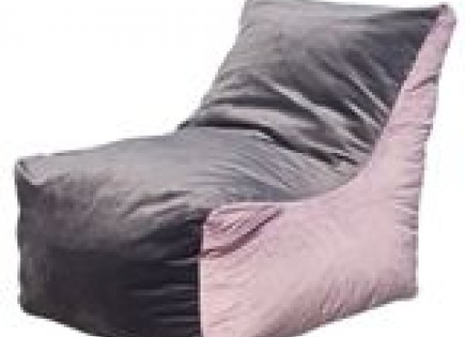 Cozydoze Comy Gamer Memory Foam Beanbag, Gaming Chair, Medium, Purple/Grey