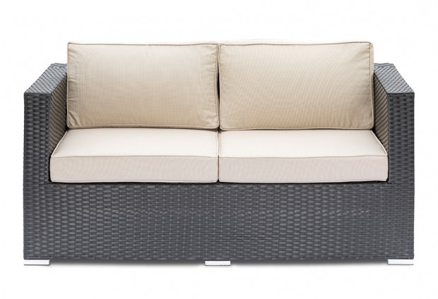 Rattan Garden Sofa Set Modular Component - Double Sofa Only