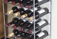 Solid Steel Wine Rack - Pewter