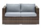 Rattan Garden Sofa Set Modular Component - Double Sofa Only