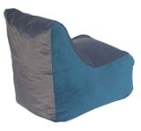 Cozydoze Comy Gamer Memory Foam Beanbag, Gaming Chair, Large, Blue/Grey