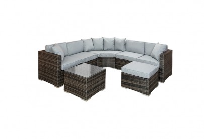 Ronda 5+2 Piece Rattan Garden Modular Set