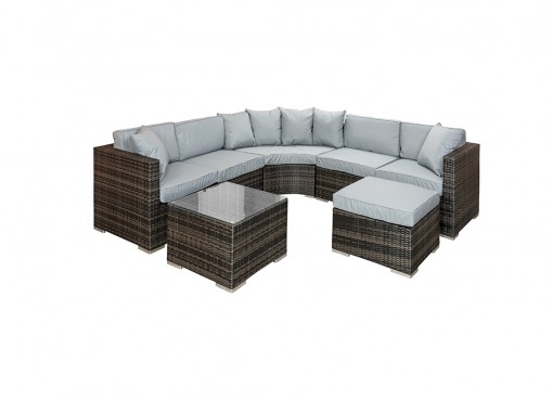 Ronda 5+2 Piece Rattan Garden Modular Set