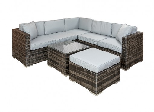 Quintera 5+2 Piece Rattan Garden Modular Set