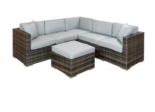 Quintera 5+1 Piece Rattan Garden Modular Set