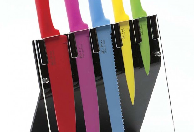 K- Pro 5 Piece Multi-Colour Knife Set