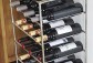 Solid Steel Wine Rack - Brushed Silver-Gold