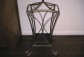 Wrought Iron Coat Stand Brushed Silver-Gold