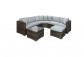 Ronda 5+2 Piece Rattan Garden Modular Set