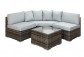 Rioja 3+1 Piece Rattan Garden Modular Set