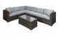 Quintera 6+1 Piece Rattan Garden Modular Set