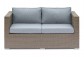 Rattan Garden Sofa Set Modular Component - Double Sofa Only