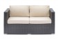 Rattan Garden Sofa Set Modular Component - Double Sofa Only