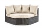 Garden Sofa Set Modular Component - Round Corner