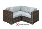 Garden Sofa Set Modular Component - Round Corner